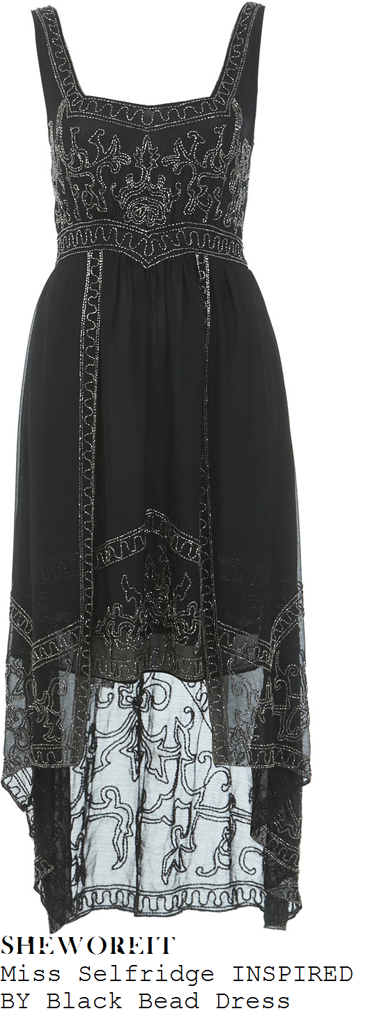 millie-mackintosh-black-bead-embellished-sleeveless-dipped-hem-dress