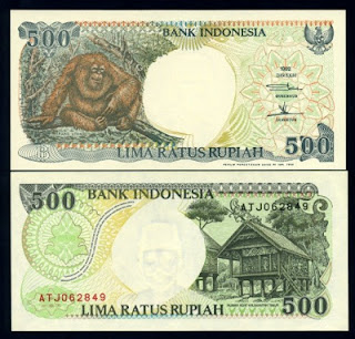 Uang lama pecahan 500 Rupiah