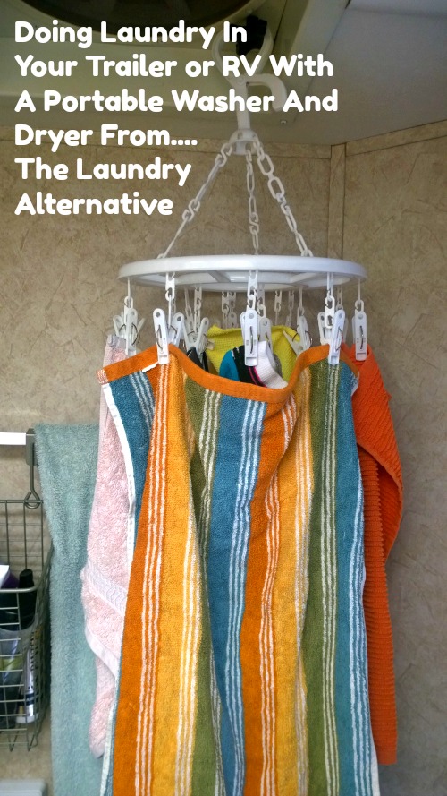 Sunny Simple Life How We Do Laundry While Camping Right In Our Trailer