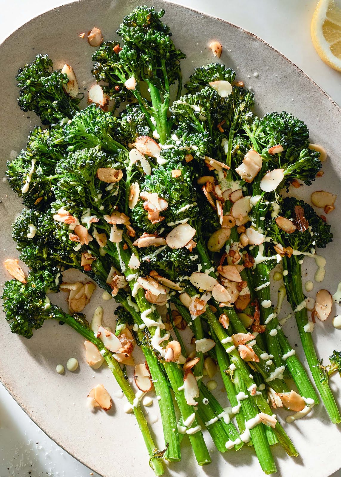 Roasted Broccolini with Creamy Mustard Sauce - Favorite National Foods