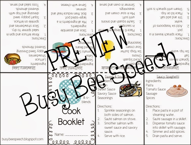 Busy Bee Speech: Articulation Booklets! with a freebie and a giveaway!