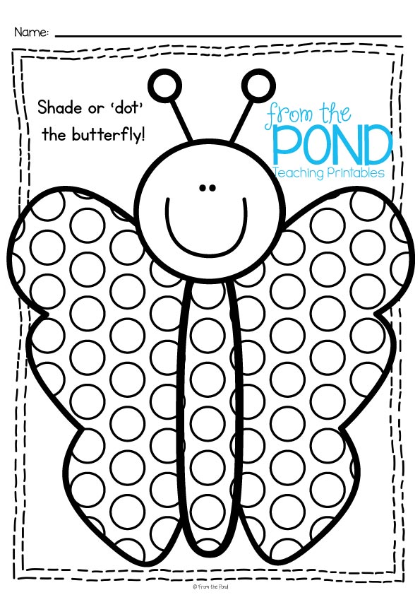 Butterfly Worksheets | From the Pond