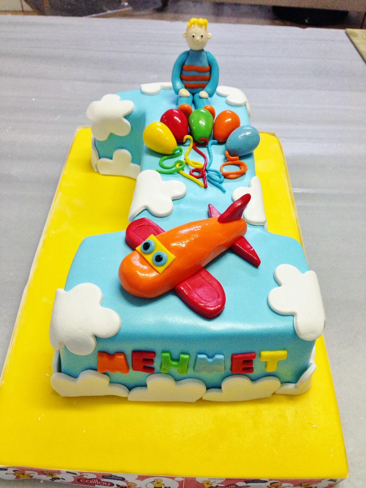 Selen Cake Turkish Cuisine Bir Yas Erkek Cocuk Pastasi