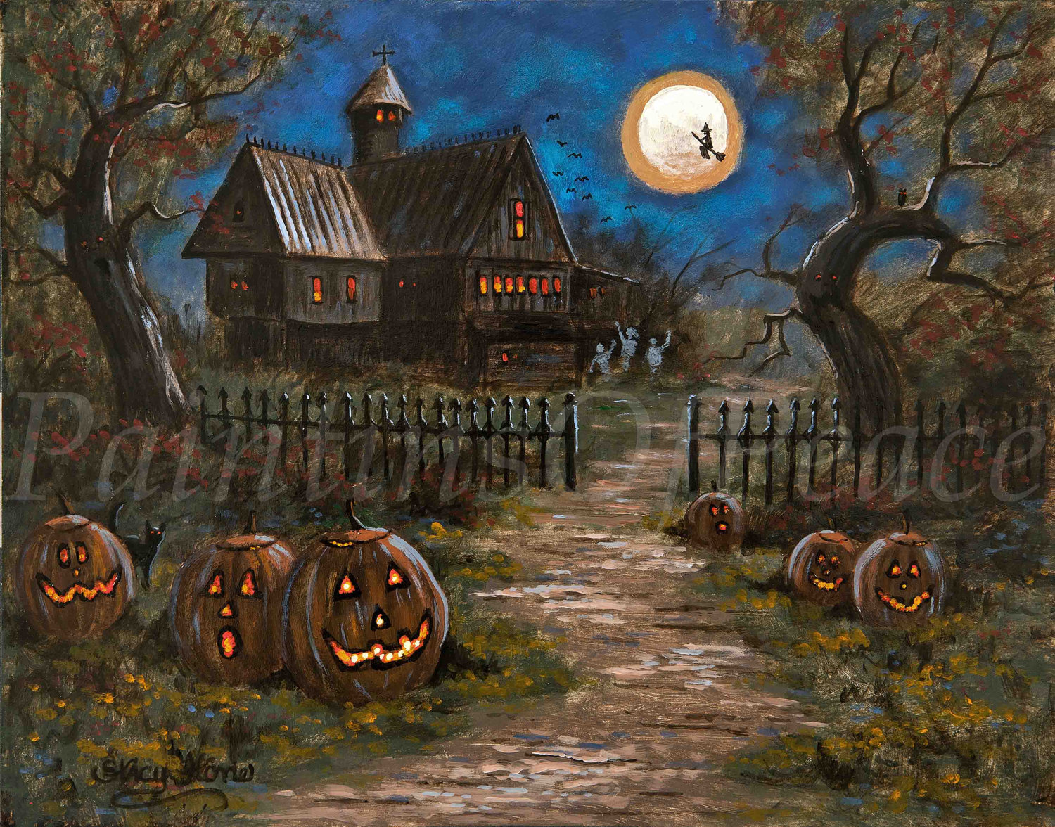Theresa's Halloween Wonderland Stacy Hone Halloween Art