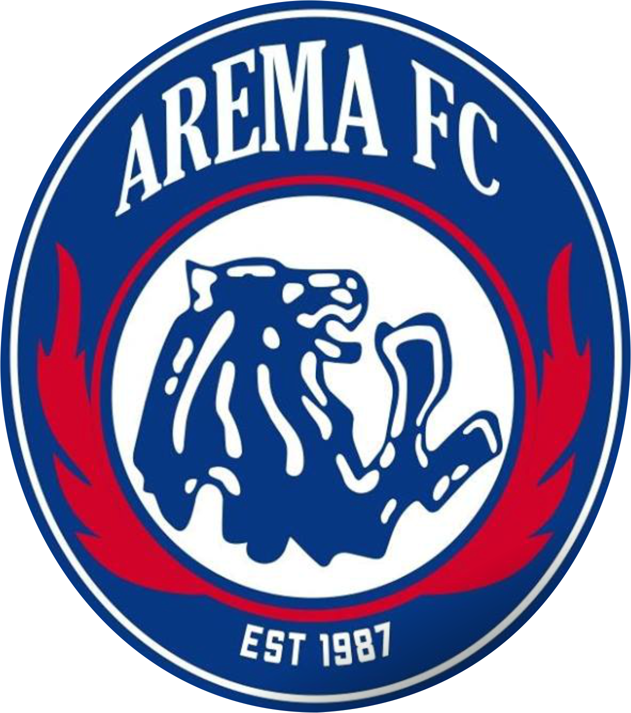 Um Grande Escudeiro INDONÉSIA NOVO LOGO DO AREMA FC
