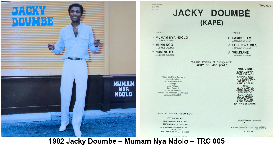 makossa original Jacky Doumbe (Kape)