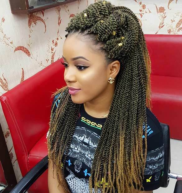 21 Crochet Jumbo Twists Hairstyles For African 2018 Fashionuki