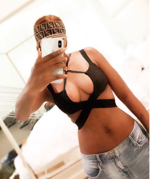 Tiwa Savage Attempts to Break The Internet With Half Nude Photo, Fans Go Gaga 