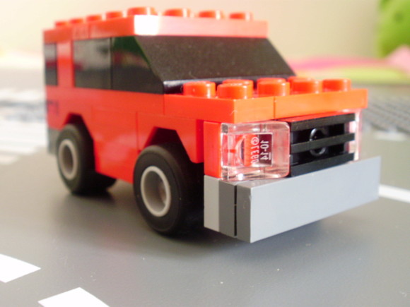 MOC LEGO Carro vermelho