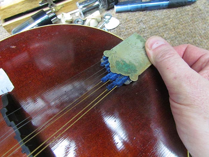 1919 Gibson A4 Mandolin Crack Assessment Crawls Backward (When Alarmed)