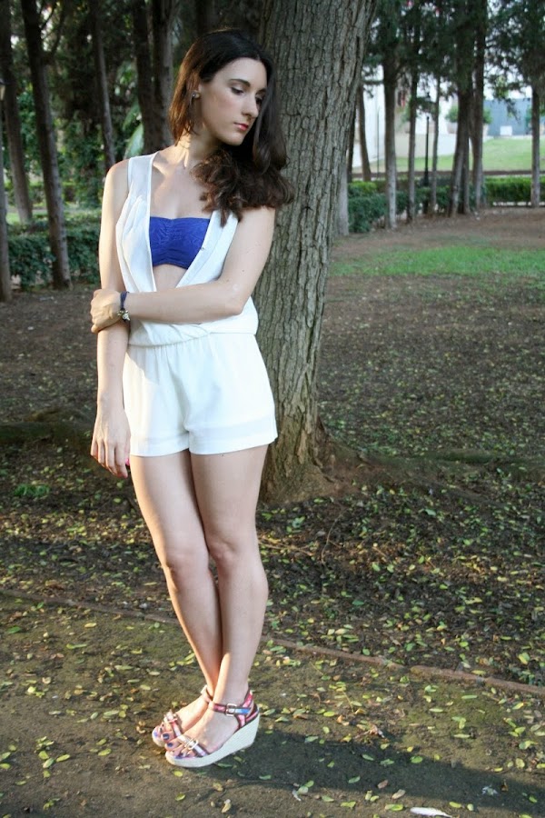 OOTD: White romper