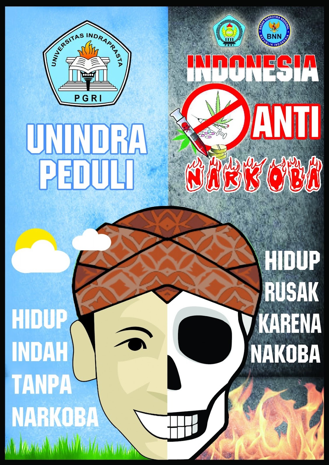 Lomba Poster Anti narkoba UNINDRA 