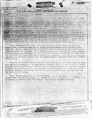 Air Intelligence Information Report Re UFOs Over Long Beach & Muroc, California & Post Pursuit (pg 2) 9-23-1951