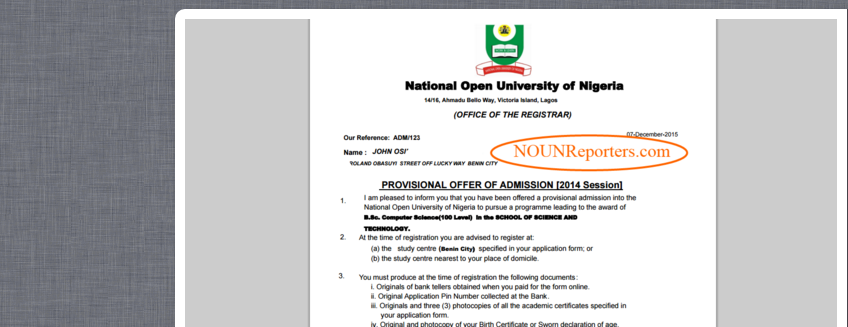 noun admission letter printing procedures that work fast admission letter