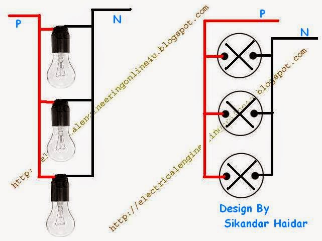 wiring lights in parallel diagram