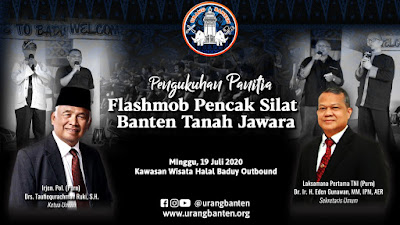 PUB Melantik Panitia Flashmob Pencak Silat Banten Tanah Jawara