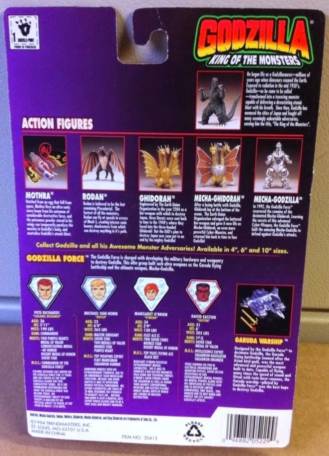 godzilla force figures