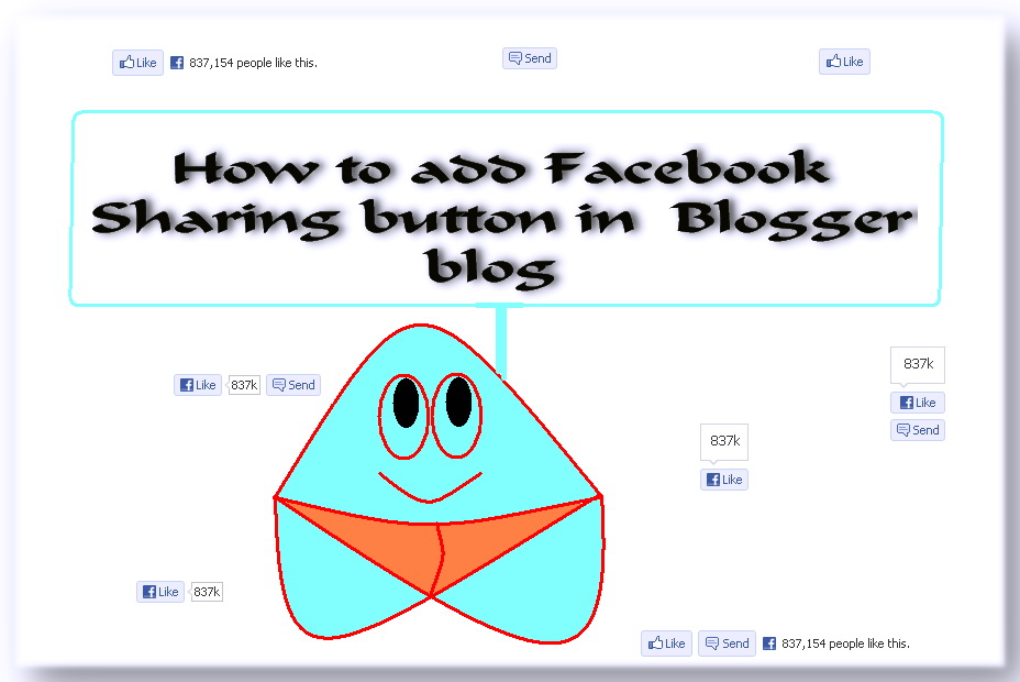 facebook like button code for blogger 