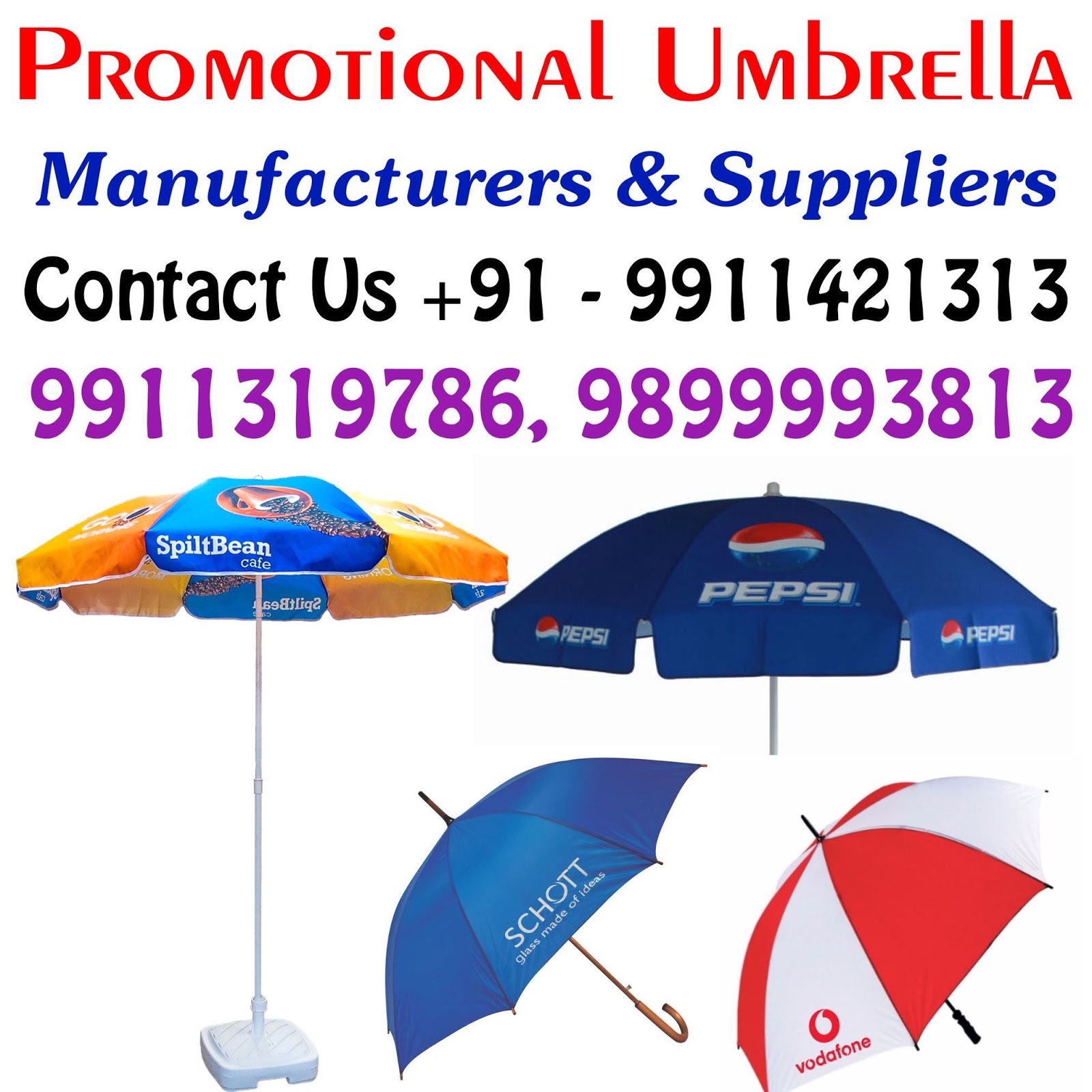 Umbrella Manufacturers in Delhi Sadar Bazar, Promotional, Advertising