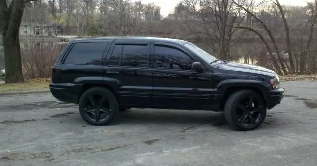 Jeep Grand Cherokee черный тонированный