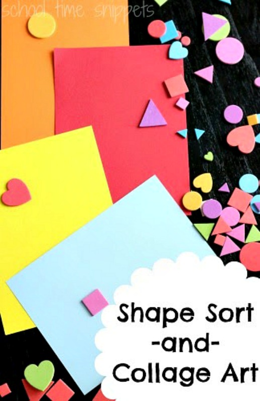 shape sorting activity for kids