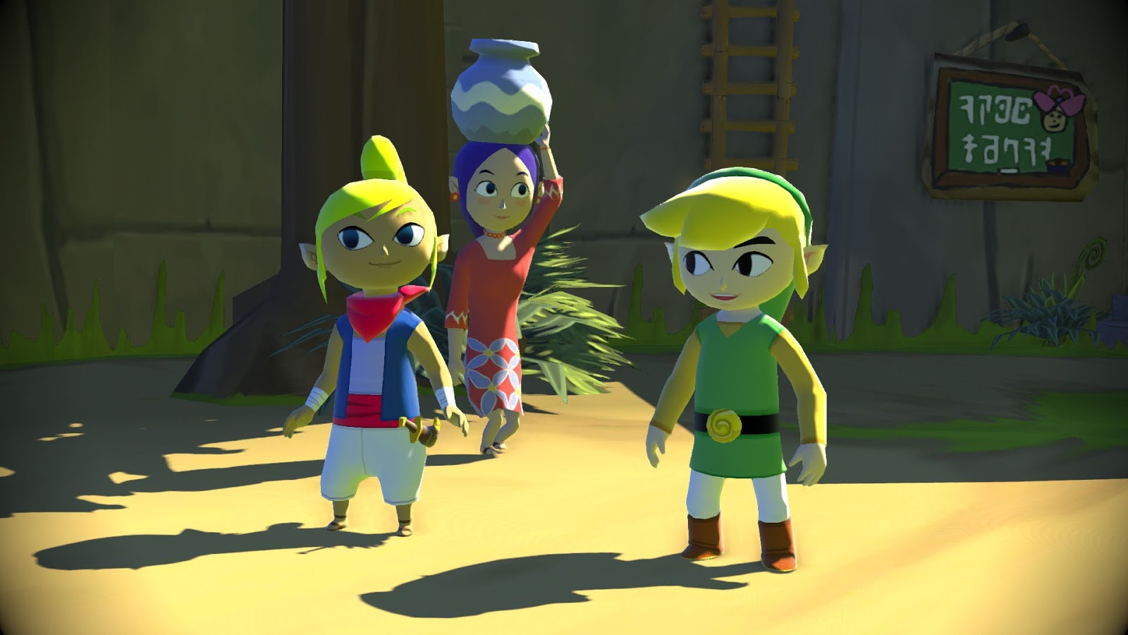 Legend of Zelda Wind Waker HD First Screenshots Legend of Zelda Wind Waker HD First Screenshots