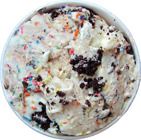 On Second Scoop: Ice Cream Reviews: Cold Stone Creamery Birthday Cake