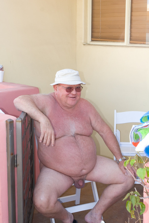 Fat Grandpa Naked.