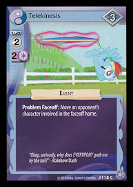 My Little Pony Telekinesis The Crystal Games CCG Card