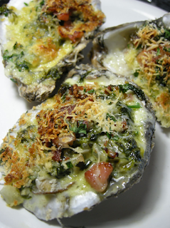 oysters rockefeller recipe easy topped consists parsley shell butter sauce rich half been
