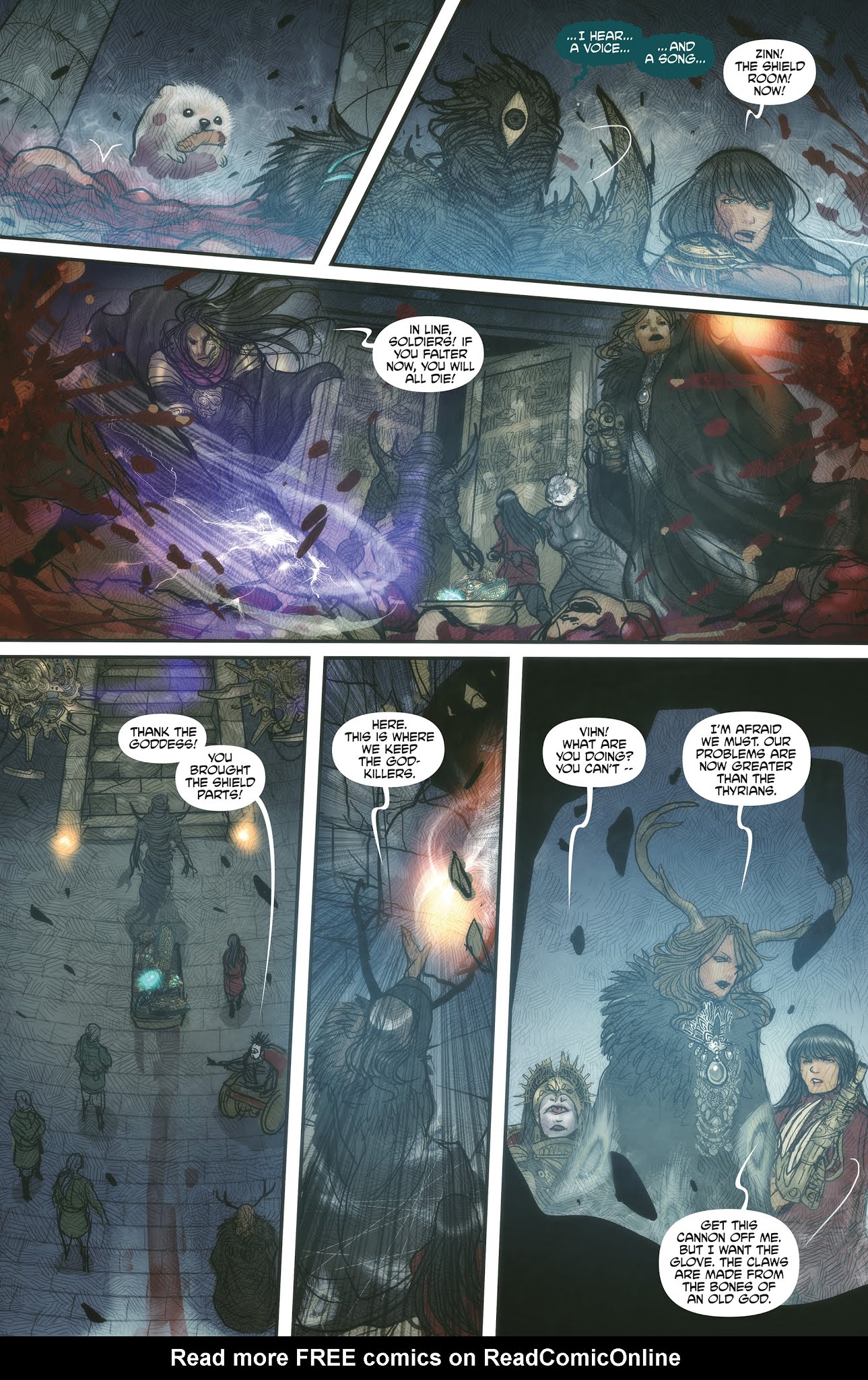 Read online Monstress comic -  Issue #17 - 13