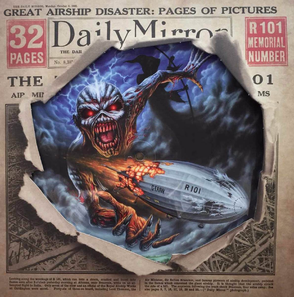 Iron Maiden Empire Of The Clouds Live 2016 “Empire of the Clouds”: a trágica história do dirigível R101 cantada