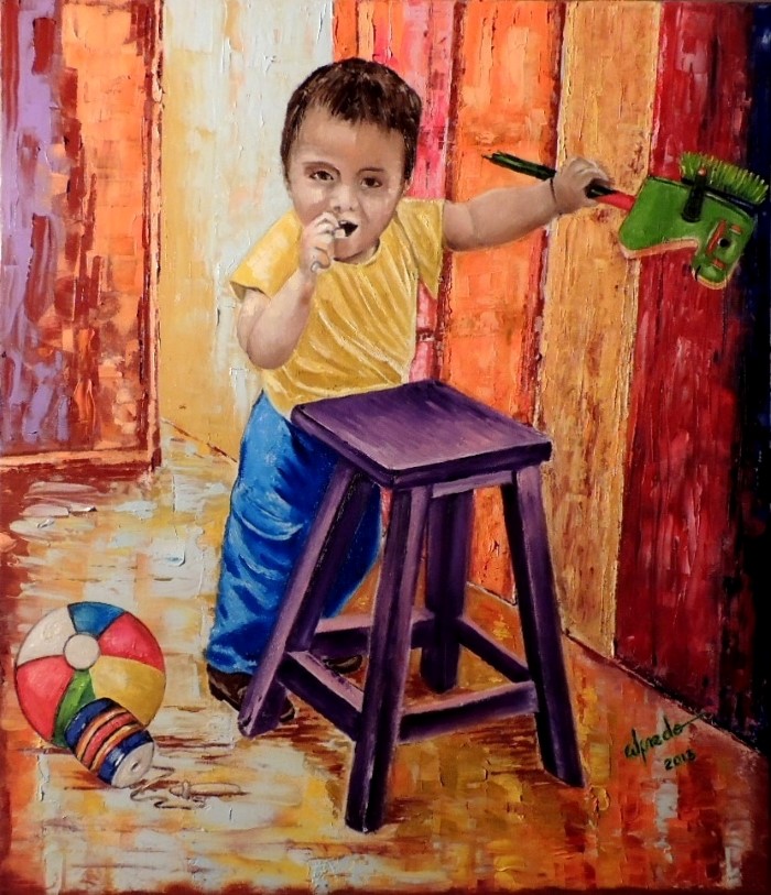 Мексиканский художник Alfredo Alonso Lopez