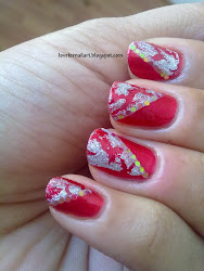 nail silver nails crackled easy