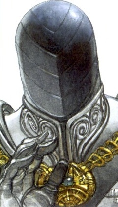 Imagen de Cabeza de Hierro, que tiene por cabeza un casco sin ranuras.