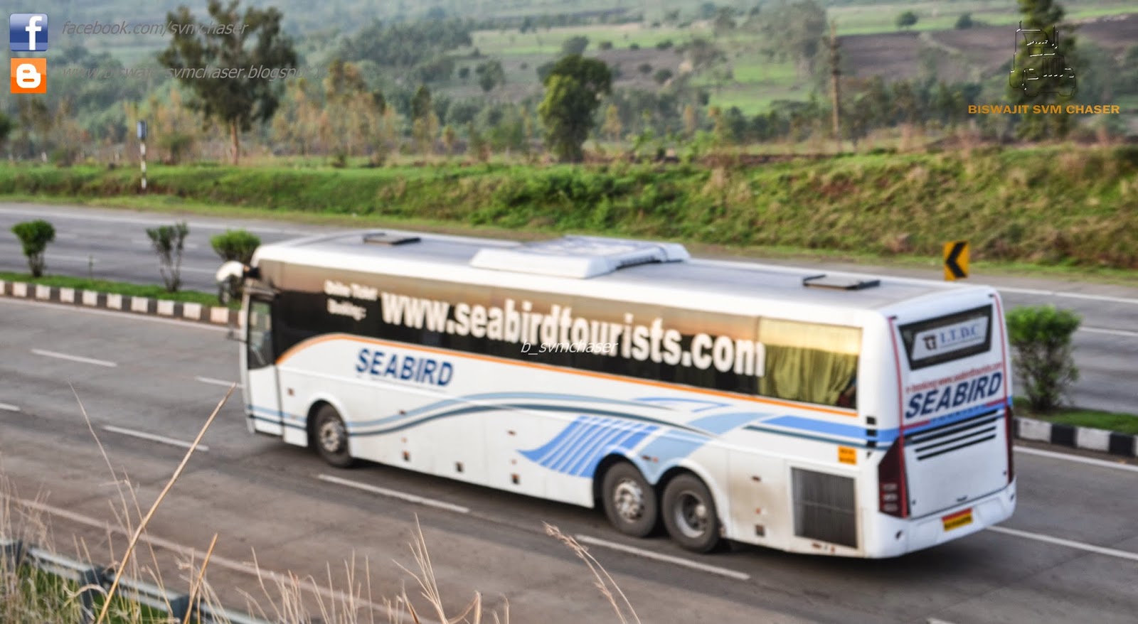 Seabird Tourists Volvo B R Multiaxle Semi Sleeper Biswajit Svm Chaser