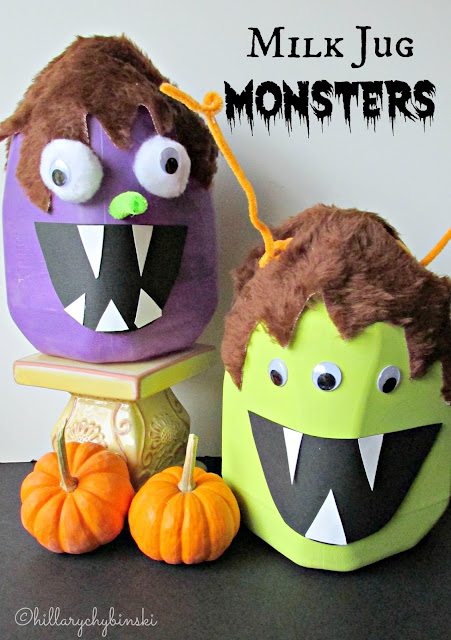 Easy Craft - Make Monsters Out of Milk Jugs