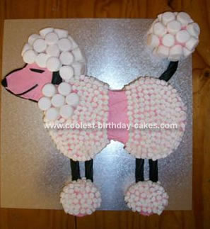 Birthday Cake  Dogs on Two Poodles And Me  Poodle Cake Instructions