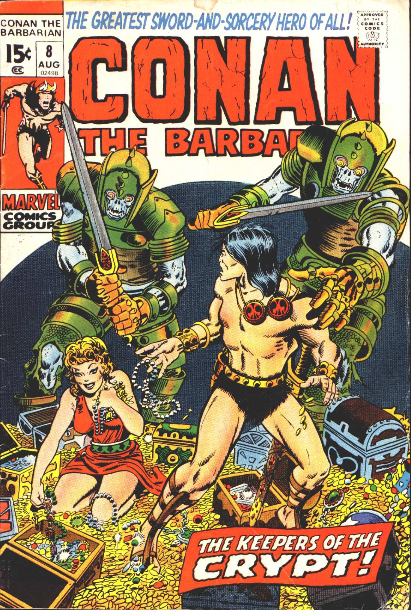 Read online Conan the Barbarian (1970) comic -  Issue #8 - 1