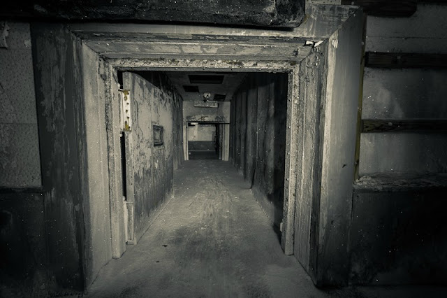 Deserted Places Inside an abandoned military bunker in Deserted Places Inside an abandoned military bunker in
