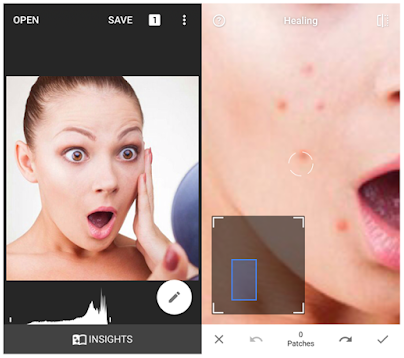 edit foto menghilangkan jerawat pakai aplikasi di Android edit foto menghilangkan jerawat pakai aplikasi di Android