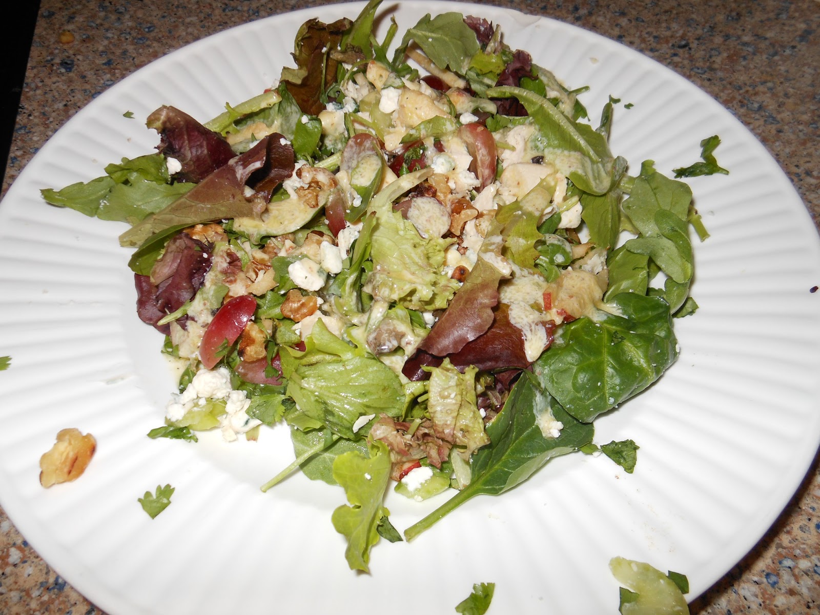 Becky's Foodie Blog: I'm back with Waldorf Salad