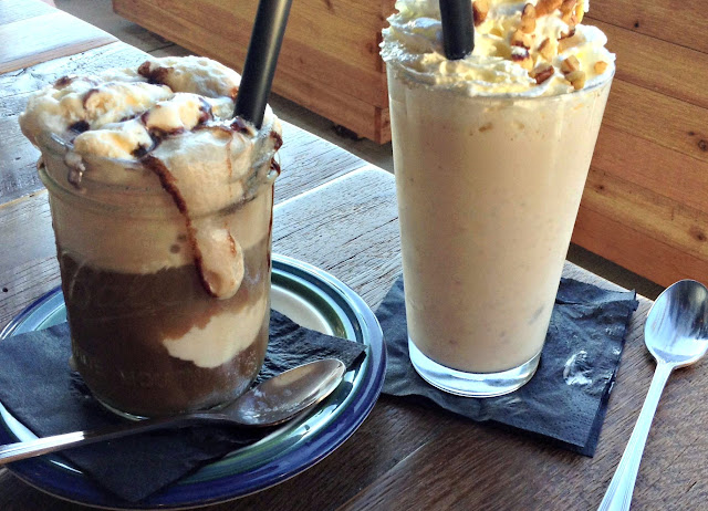 The Rail Strongsville | Root beer float and pecan pie shake again