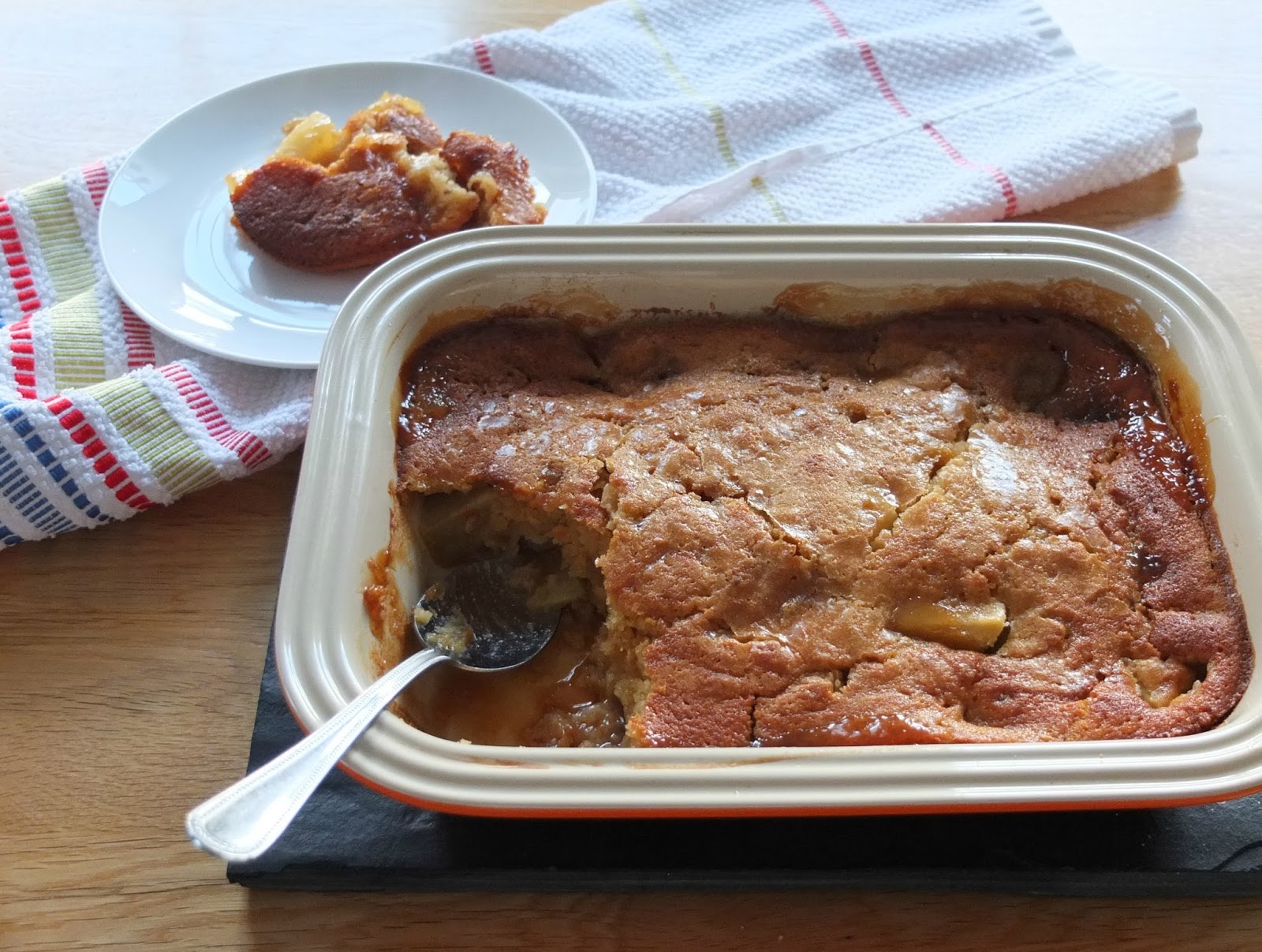 apple butterscotch pudding the linen cloud