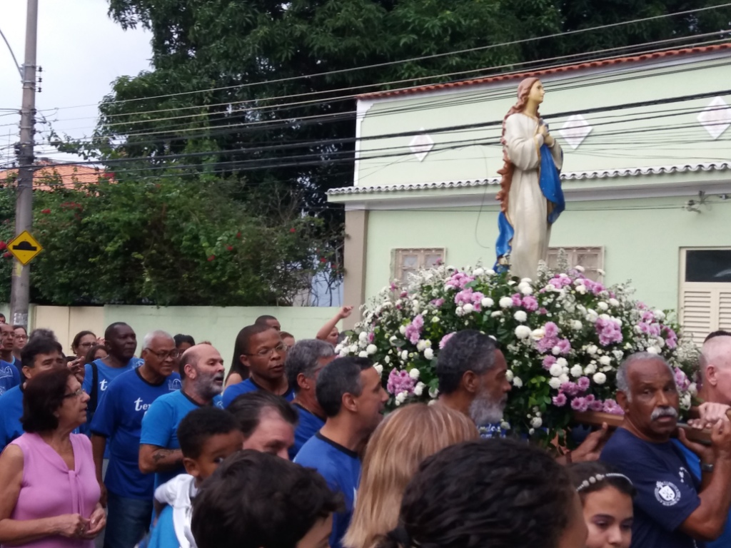 TERÇO DOS HOMENS DA PNSC-STA.CRUZ NA PROCISSÃO DA IMACULADA CONCEIÇÃO - 2016