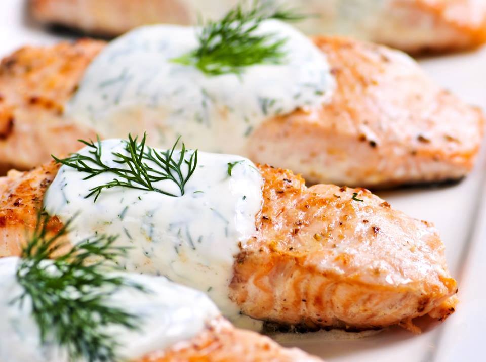 RESEPI SALMON WITH BUTTER AND LEMON