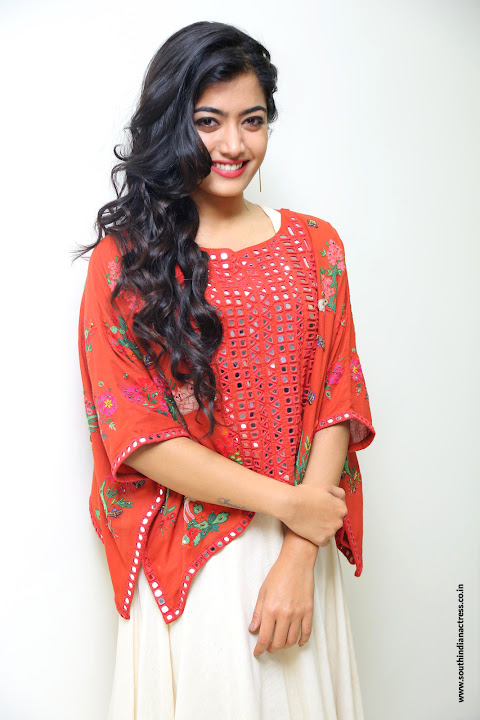 Rashmika Mandanna at Chalo teaser launch