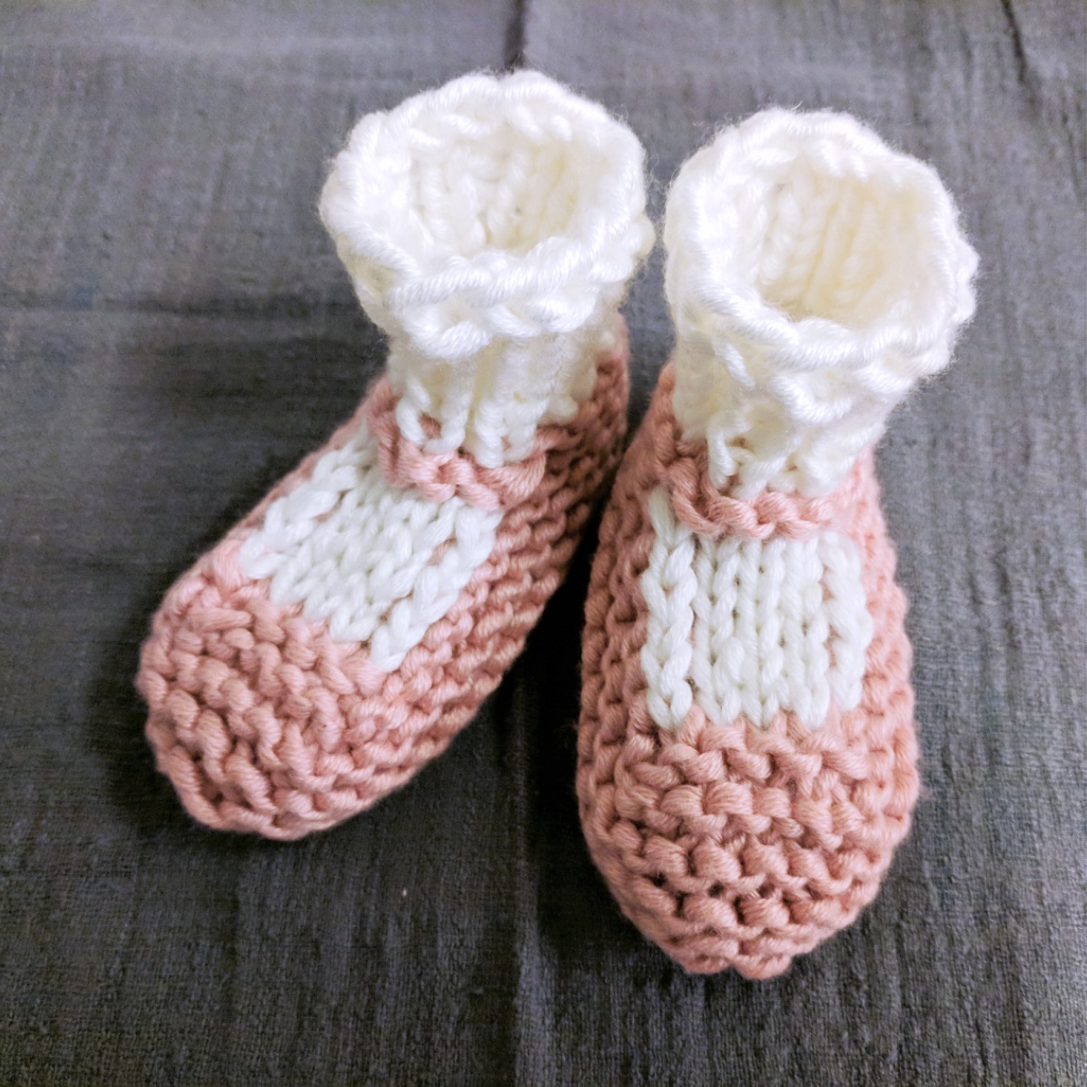 seamless baby booties