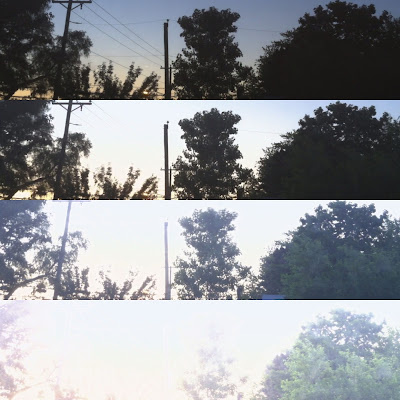 white washed sunrise time lapse on iPhone