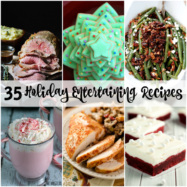 Whether you are rounding out that Thanksgiving dinner menu or planning ahead for Christmas, you are going to love this collection of 35 Holiday Entertaining Recipes.